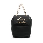 Logo-plaque Backpack -black