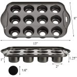 12 MINI Round Cheese Cake Loose Bottom Pan