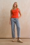 Straight Leg Denim Jeans - 16 Light Wash