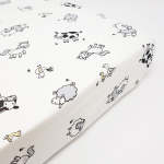 Farm Animals Cot Fitted Sheet - Large 66X132CM