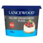 Lancewood Full Fat Plain Cream Cheese 230G