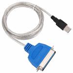 Funien 1284 Printer Cable Adapter USB To Parallel Port Cable Up To 12MBPS Transmission Speed System Support Convenient Use In Ho