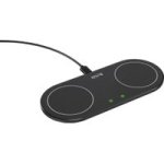 Snug - Gold Pro Dual Wireless Desk Charger - Black