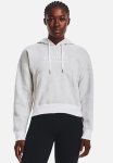 Under Armour Essential Script Hoodie - White & Ghost Gray