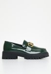Madison Mia Gold Trim Loafer - Dark Green