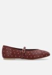 Dorinda Pump Flat - Burgundy