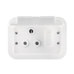 Single Industrial Weatherproof Switch Socket 16A 1460W P