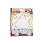 Paper Doilies 17CM Diameter - Pack Of 18 - 4 Pack