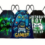 Women's Geometric Pattern Drawstring Backpack With Adjustable Straps Water-resistant Polyester Bag For Gym Sports Birthday Party