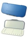 18 Well Folding Plastic Palette - Blue