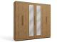 Francisco 6 Door Wardrobe -brown