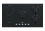 Defy 90CM Hybrid Hob 3 Gas Burner 2 Ceramic Plates