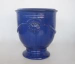 Blue Rustic Glazed French Pot