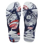 Kids Top Marvel Navy Navy White