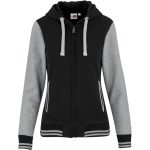 Ladies Princeton Hooded Sweater Black