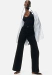 Wide Ultra High Jeans - Black