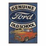 Genuine Ford Old School Poster - A1