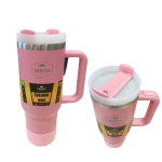 Bison XL Mug With Screw-lid And Straw 1.2L