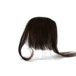 Brown Black Clip-in Bangs