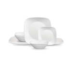 Pure White 12 Piece Dinner White
