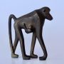 Monkey With Baby Abstract 17X13CM