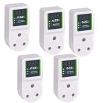 GIZZU - Universal - Voltage - Protector -plug - Pack Of 5