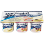 Fabulite Fat Free Vanilla strawberry black Cherry Yoghurt 6 X 100G
