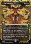 Professor Dellian Fel Art Card Gold-stamped Planeswalker Symbol Secrets Of Strixhaven Art Series - Damaged