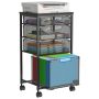 Rolling File Cart With 4 Storage Drawers Filing Cabinet For Home Office Hanging File Folder Organizer With Wheels Under Desk Utility Craft Cart Pri