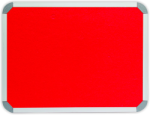 Parrot Info Board Aluminium Frame 600 450MM Red