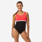 Women's Swimming 1-PIECE Swimsuit Heva Shorty Mexi - Black