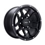 17" A-line Dakar 6/139 Satin Black Alloy Wheels - Autostyle Motorsport South Africa