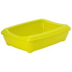 Moderna Arist-o-tray Litter Tray With Rim - Lemon medium Waggs Online Pet Shop