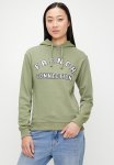 French Connection Fc Collegiate Hoodie - Washed Khaki white navy