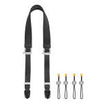 Connect 3 In 1 NS38 Neck Strap With Quick Release adjust System Black