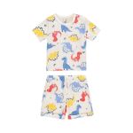 Dino Printed Shorty Pajamas