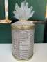 Crystal And Croc Skin Objet D'art