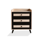 Steel & Rose Ratten Chest Kronberg And Oak