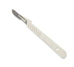Surgical Blade Stainless Steel With Plastic Handle No 10 Blade Pack Of 10