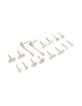 Rose Gold Butterfly Chain & Star Earrings 8-PACK