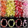180-240PCS Assorted Acrylic Beads For Bracelet Making Flower Bow Butterfly Candy Star Heart Gummy Bear Kawaii Aesthetic Bracelet Charms Cute Beads Fo