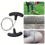 1pc Stainless Steel Wire Saw Outdoor Hand Pulled Wire Saw Rope Multipurpose Camping Cable Survival Wire For Rubber Plastic Soft Metal And Wood