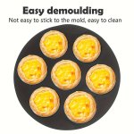 7-CUP Miracle Muffin Maker - Nonstick Bpa-free Silicone Air Fryer & Microwave Pan Easy Release For Healthy Cupcakes & Muffins Di