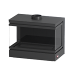 Emberglo 700 Insert Gas Fireplace Black