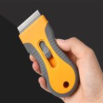 Ceramic Hob Scraper Stove Glass Scraper With 5PCS Stainless Steel Blades Cleaning Scraper For Induction Hobs And Glass Ceramic F