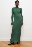 Edit Cabled Knitwear Maxi Dress - Bottle Green