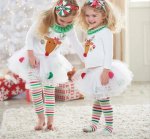 Reindeer Top And Tutu Leggings