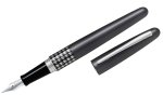 Pilot Metropolitan Fountain Pen Metallic Grey And Houndstooth Ring