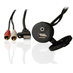 Garmin Fusion Panel Mount USB & 3.5MM Aux Connector