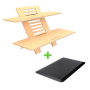 MEGAX3 Plus Anti-fatigue Mat COMBO - MEGAX3 - Natural Birch & Mat
